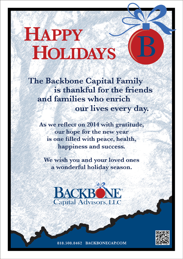 Backbone Capital Email Holiday Card